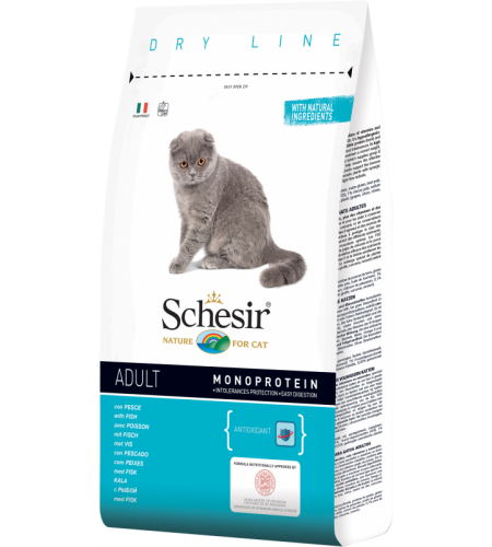 SCHESIR GATO ADULTO MANUTENÇÃO PEIXE 1,5KG